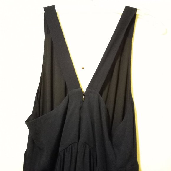 NWT Madewell V-Back Covered Button Front Wide Leg Sleeveless Jumpsuit- Sz 10 NYE - Picture 7 of 15